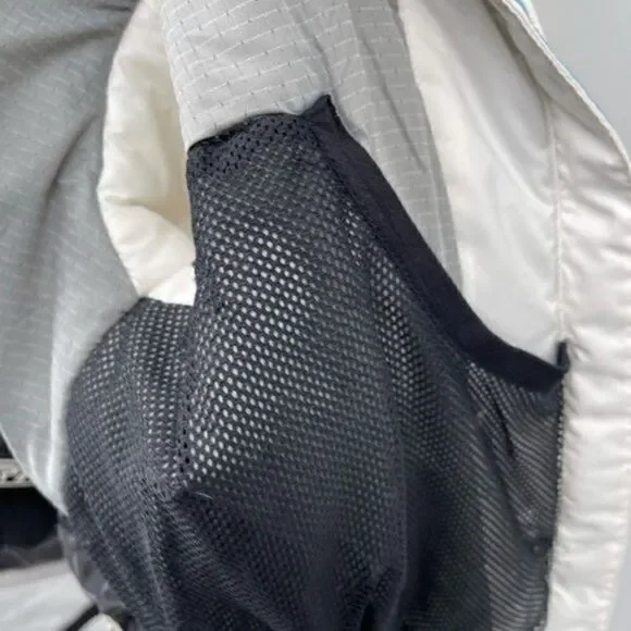 Spyder Womans sky hooded jacket kids boys girls size 20 white and blue - Picture 11 of 16